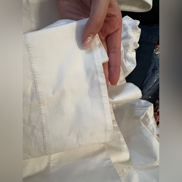 STAUD Palermo Off the Shoulder Stretch Poplin Dress - Picture 12 of 13